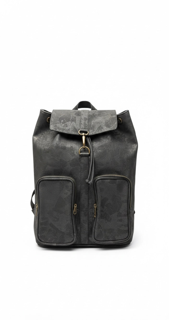 Cork Backpack Noir Blue