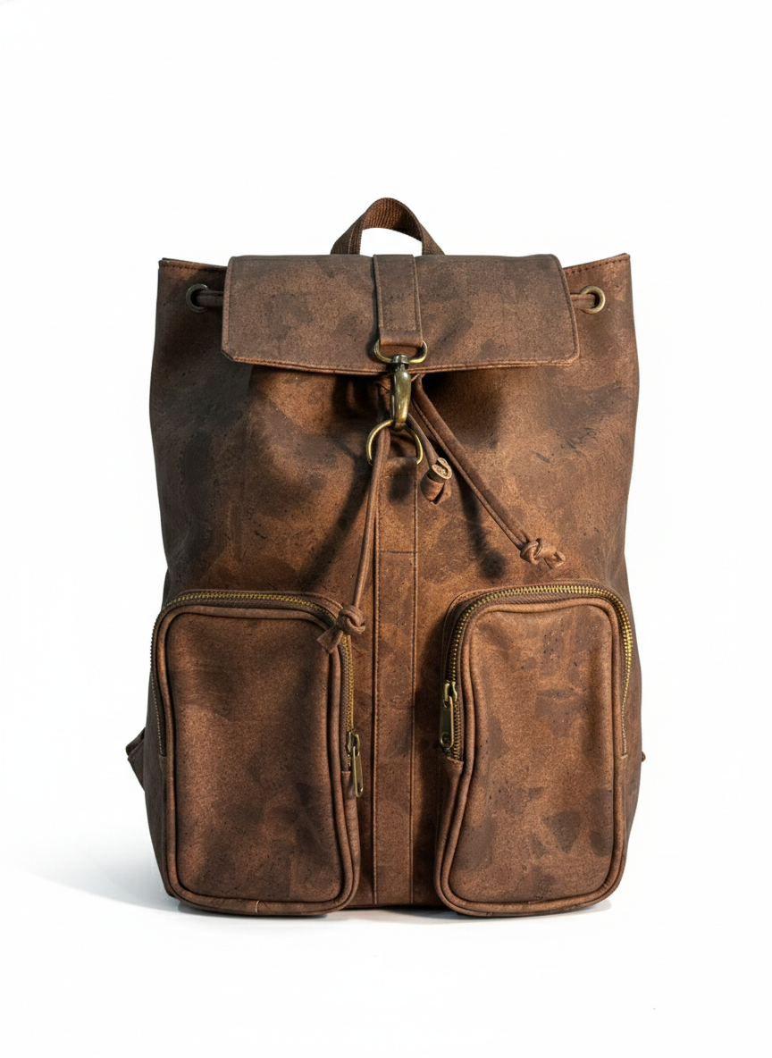 Cork backpack Rich Brown