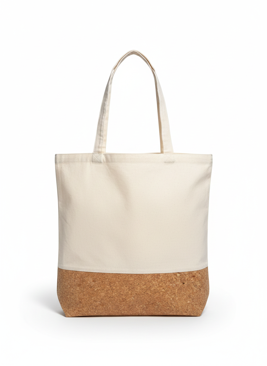Tote cotton cork