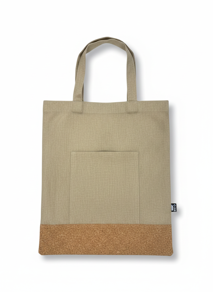 Tote cotton cork