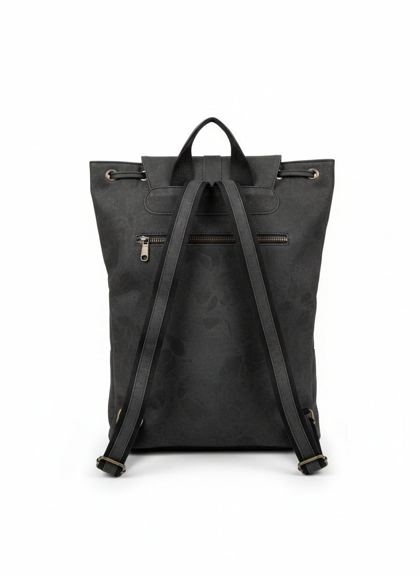 Cork Backpack Noir Blue